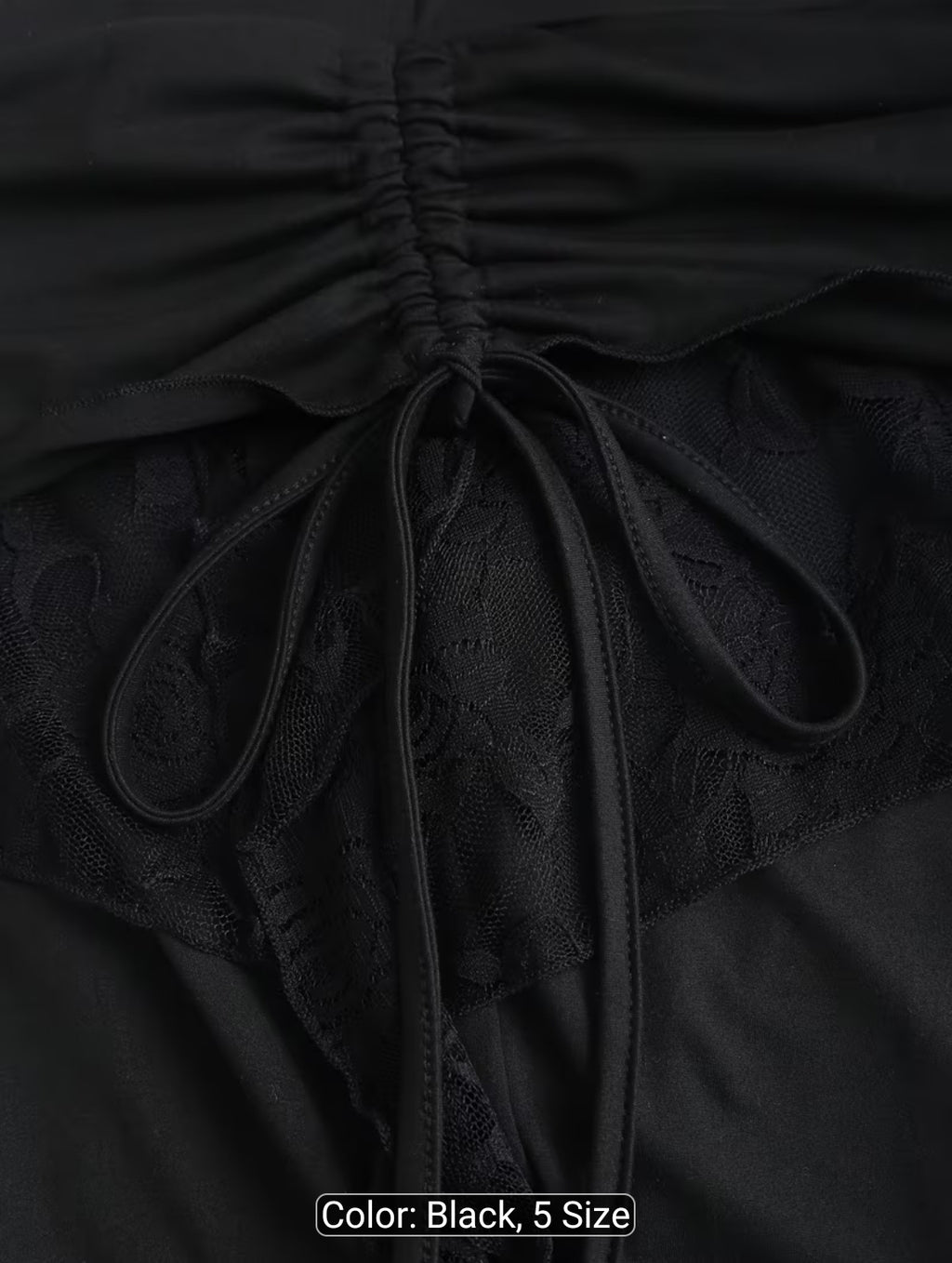 Gothic Lace Flare Pants with Asymmetric Waist Wrap